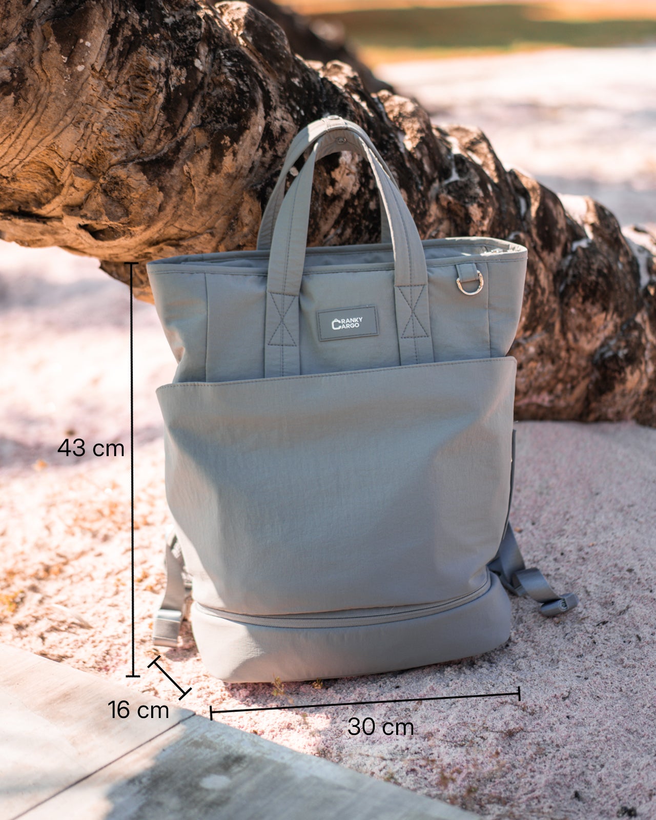 Carryall Backpack (Cloud Grey)