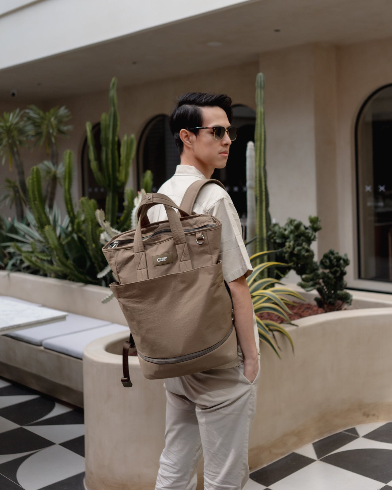 Carryall Backpack (Khaki)
