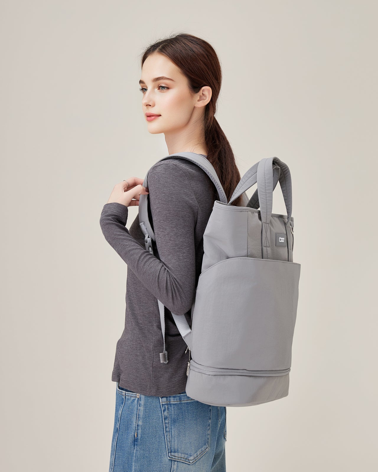 Carryall Backpack (Cloud Grey)