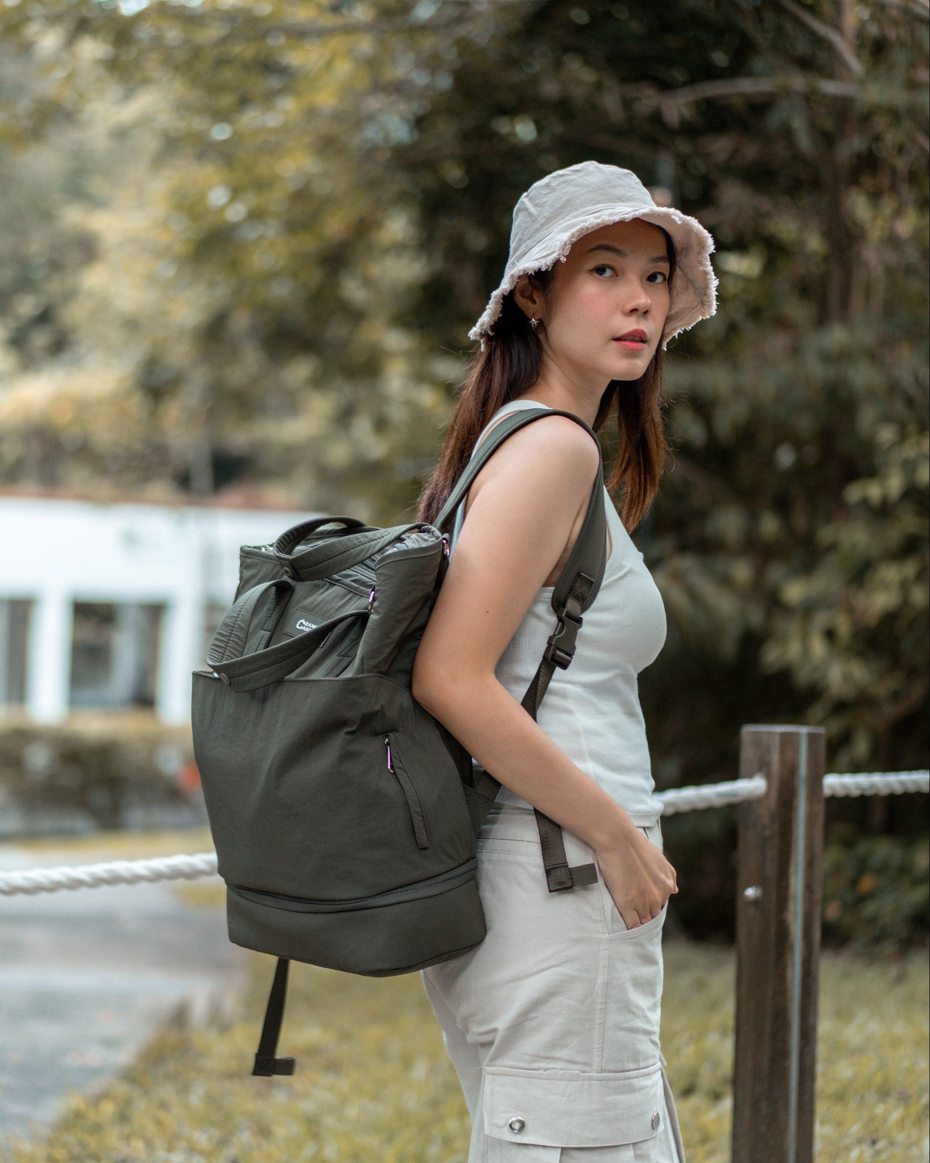 Carryall Backpack (Forest Green)
