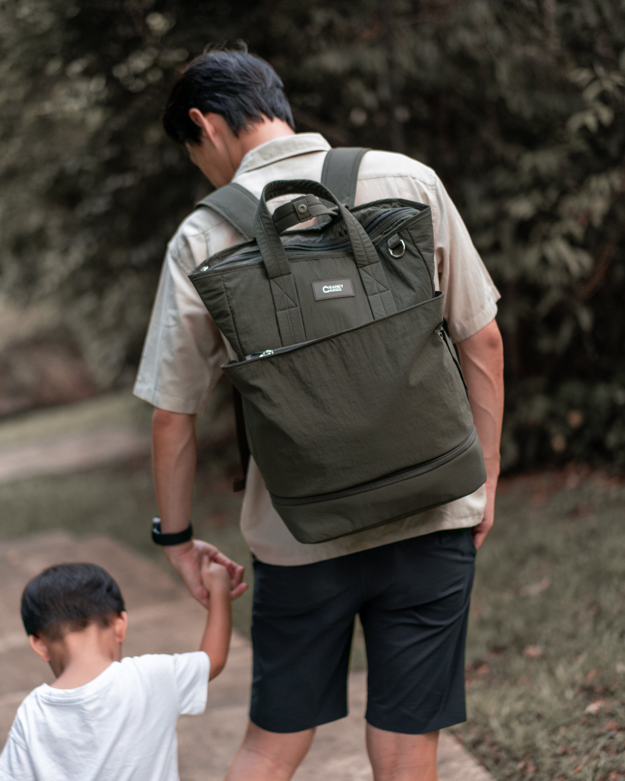 Carryall Backpack (Forest Green)